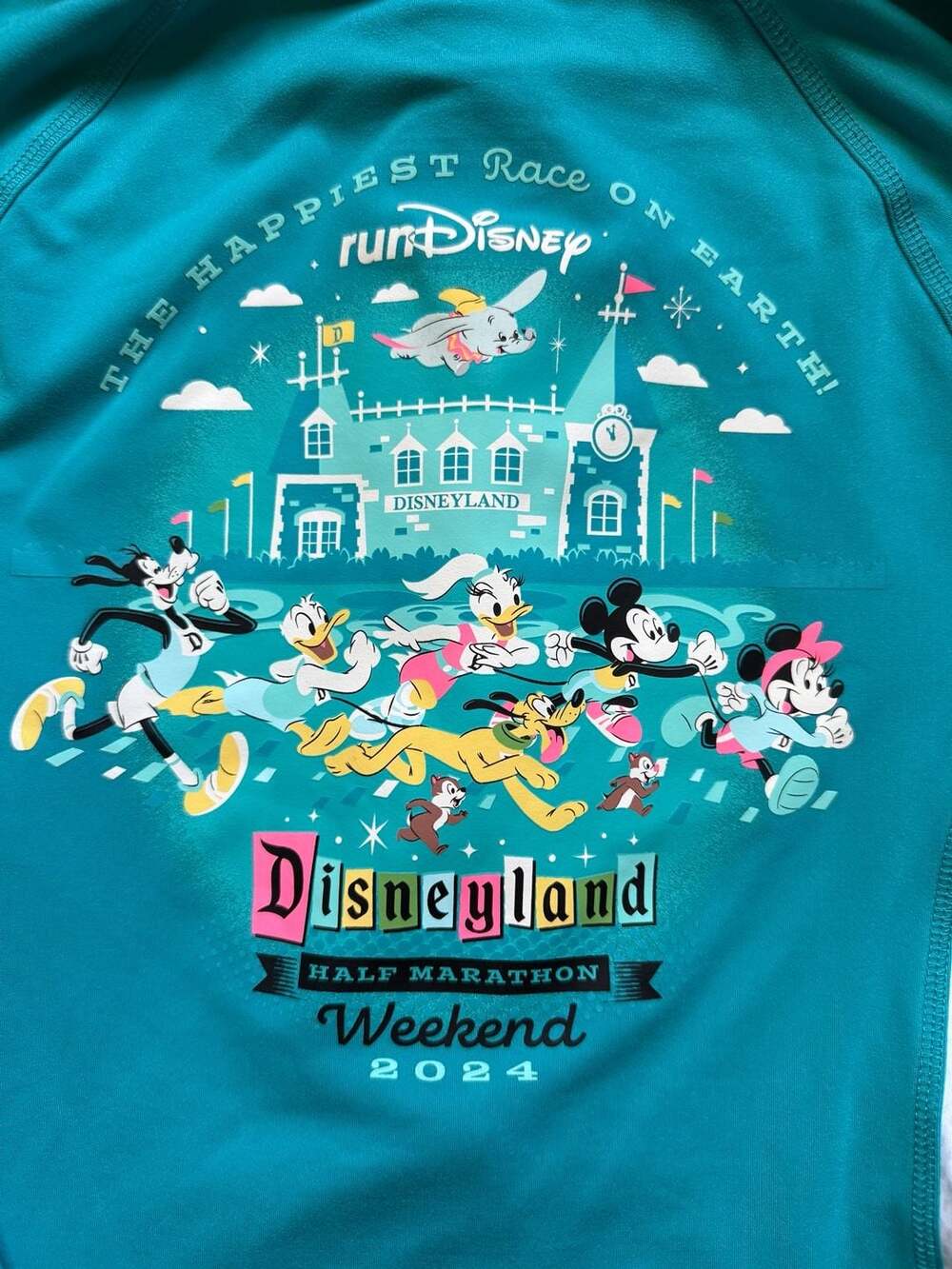runDisney 2024 Disneyland Half Marathon Weekend Zip-Up Performance Jacket